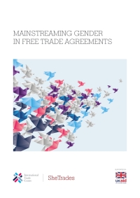 Omslagafbeelding: Mainstreaming Gender in Free Trade Agreements 9789210054591