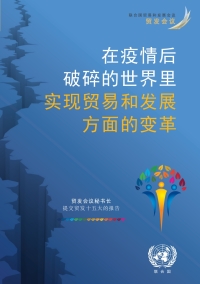 Omslagafbeelding: Transforming Trade and Development in a Fractured, Post-pandemic World (Chinese language) 9789210056267