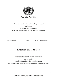 Cover image: Treaty Series 3005/Recueil des Traités 3005 9789219009905