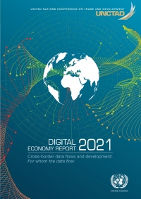 Omslagafbeelding: Digital Economy Report 2021 9789211130225