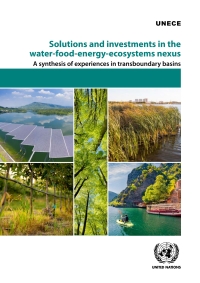 Omslagafbeelding: Solutions and Investments in the Water-Food-Energy-Ecosystems Nexus 9789211172720