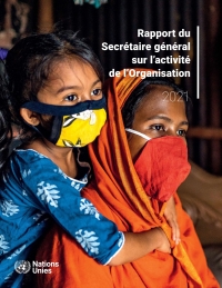 Cover image: Rapport du Secrétaire général sur l’activité de l’Organisation 2021 9789210059312