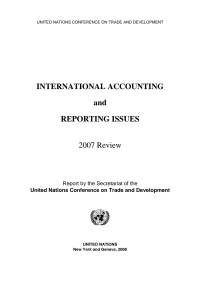 صورة الغلاف: International Accounting and Reporting Issues 9789211127324