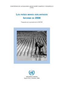 Imagen de portada: Los Países Menos Adelantados Informe de 2008 9789213123492