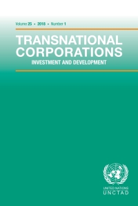 表紙画像: Transnational Corporations Vol.25 No.1 9789211129274