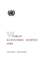 صورة الغلاف: World Economic Survey 1955 9789210452731