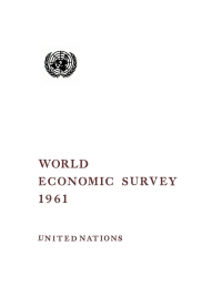 Cover image: World Economic Survey 1961 9789210452816
