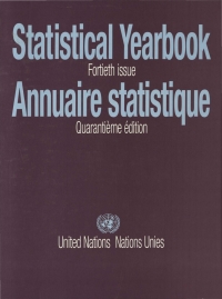 صورة الغلاف: Statistical Yearbook 1993, Fortieth Issue/Annuaire statistique 1993, Quarantleme edition 9789210452830