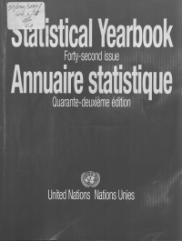 Cover image: Statistical Yearbook 1995, Forty-second Issue/Annuaire statistique 1995, Quarante-deuxième édition 9789210611749