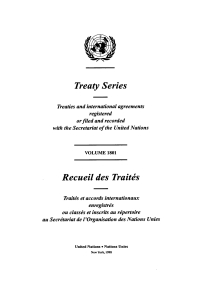 صورة الغلاف: Treaty Series 1801/Recueil des Traités 1801 9789210453271