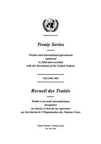 Omslagafbeelding: Treaty Series 1807/Recueil des Traités 1807 9789210453417
