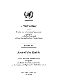 表紙画像: Treaty Series 1810/Recueil des Traités 1810 9789210453448