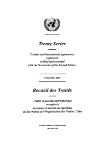 Omslagafbeelding: Treaty Series 1816/Recueil des Traités 1816 9789210453509