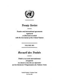 Cover image: Treaty Series 1851/Recueil des Traités 1851 9789210453851