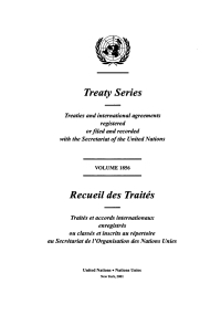 Cover image: Treaty Series 1856/Recueil des Traités 1856 9789210453905