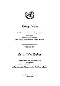 صورة الغلاف: Treaty Series 1940/Recueil des traités 1940 9789210454704