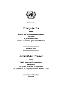 Cover image: Treaty Series 1947/Recueil des traités 1947 9789210454773