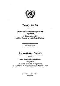 Imagen de portada: Treaty Series 1953/Recueil des traités 1953 9789210454834