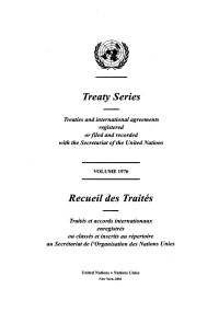 صورة الغلاف: Treaty Series 1976/Recueil des traités 1976 9789210455060