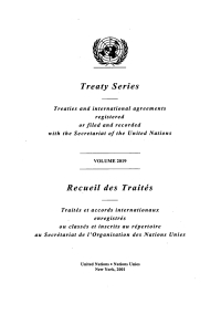 Cover image: Treaty Series 2019/Recueil des traités 2019 9789210455497