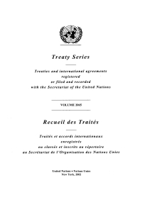 Omslagafbeelding: Treaty Series 2065/Recueil des traités 2065 9789219000407