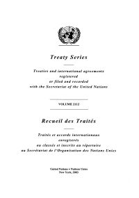 صورة الغلاف: Treaty Series 2112/Recueil des traîtés 2112 9789219000612
