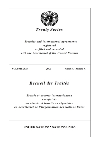 صورة الغلاف: Treaty Series 2825/Recueil des Traités 2825 9789219007895