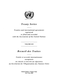 صورة الغلاف: Treaty Series 2133/Recueil des traîtés 2133 9789219001121