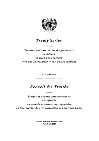 Cover image: Treaty Series 2134/Recueil des traîtés 2134 9789219001138