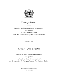 Omslagafbeelding: Treaty Series 2172/Recueil des Traités 2172 9789219001411