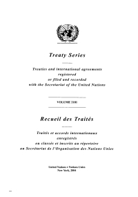 Cover image: Treaty Series 2181/Recueil des traités 2181 9789219001596