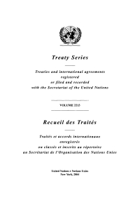 Cover image: Treaty Series 2213/Recueil des Traités 2213 9789219001848