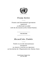 Omslagafbeelding: Treaty Series 2026/Recueil des traités 2026 9789210457415