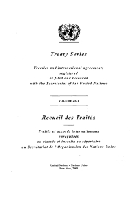 Cover image: Treaty Series 2031/Recueil des traités 2031 9789210457460
