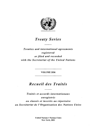 Cover image: Treaty Series 2036/Recueil des traités 2036 9789219000155