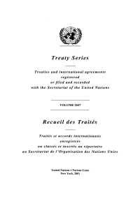 Cover image: Treaty Series 2047/Recueil des traités 2047 9789219000230