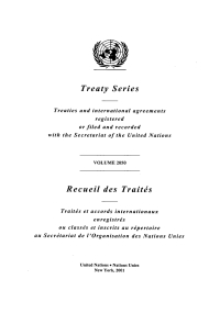 Imagen de portada: Treaty Series 2050/Recueil des traités 2050 9789219000261