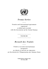 صورة الغلاف: Treaty Series 2051/Recueil des traités 2051 9789219000278