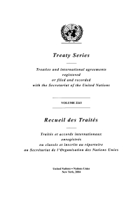Cover image: Treaty Series 2243/Recueil des Traités 2243 9789219002081