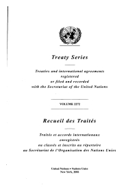 Cover image: Treaty Series 2272/Recueil des Traités 2272 9789219002593