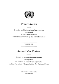 Imagen de portada: Treaty Series 2287/Recueil des Traités 2287 9789219002487