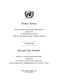 Cover image: Treaty Series 2288/Recueil des Traités 2288 9789219002500
