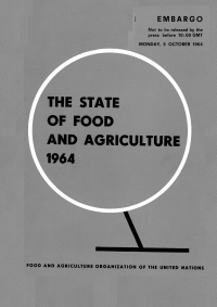 صورة الغلاف: The State of Food and Agriculture 1964