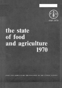Cover image: The State of Food and Agriculture 1970