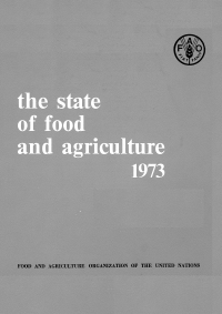 Cover image: The State of Food and Agriculture 1973