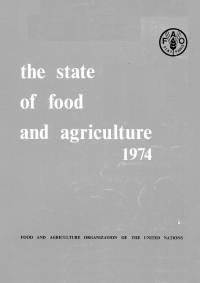 Omslagafbeelding: The State of Food and Agriculture 1974
