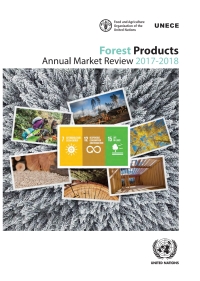 Omslagafbeelding: Forest Products Annual Market Review 2017-2018 9789211171747