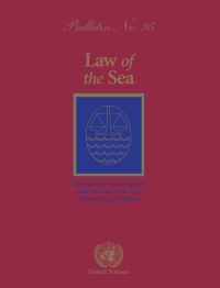Imagen de portada: Law of the Sea Bulletin, No.95 9789211338720