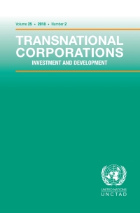 Cover image: Transnational Corporations Vol.25 No.2 9789211129335