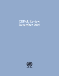 Imagen de portada: CEPAL Review No.87, December 2005 9789211215922
